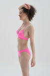 Neon Pembe Düşük Bel Neon Bikini Alt