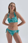 Su Yeşili Bağcıklı Su i Bikini Alt