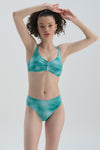 Su Yeşili Yüksek Bel Su i Bikini Alt