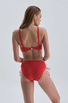 Kırmızı Normal Bel Bağlamalı Bikini Altı