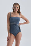 Marin Straplez Marin Tankini Üst