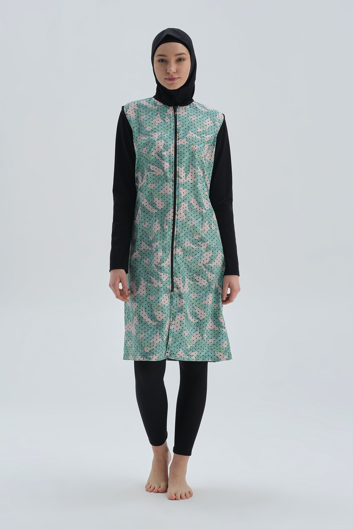 Siyah Tesettür Mayo