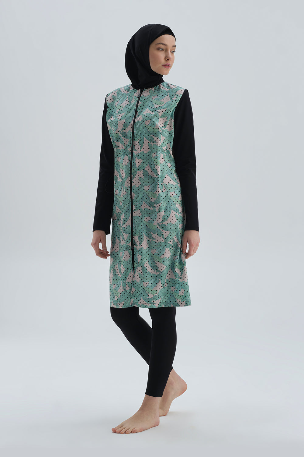 Siyah Tesettür Mayo