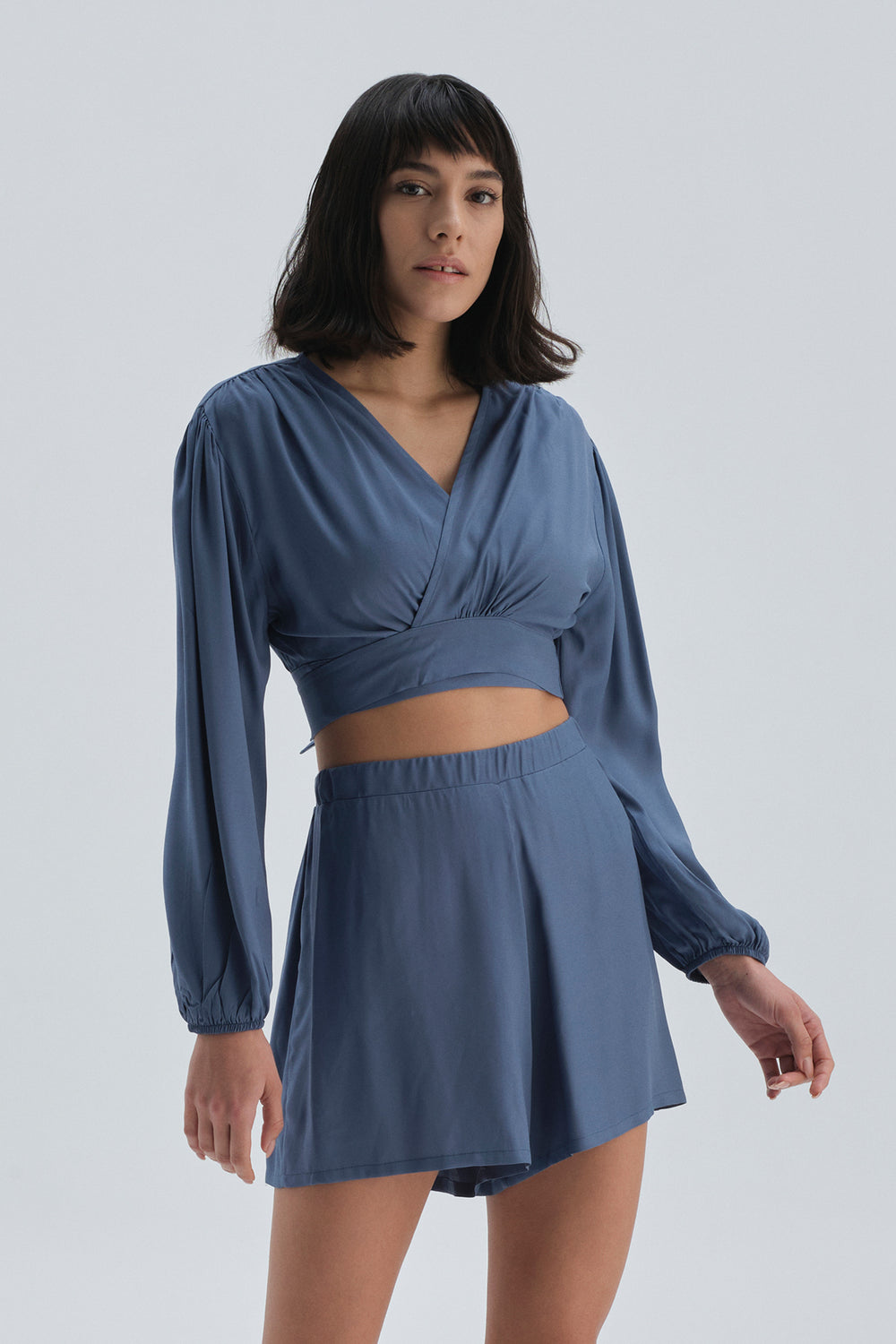 Marin Uzun Kollu Crop Pareo