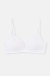 Beyaz -Gri 2 Li Sütyen