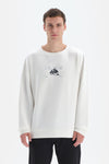 Ekru Dagi Active Bisiklet Yaka Sweatshirt