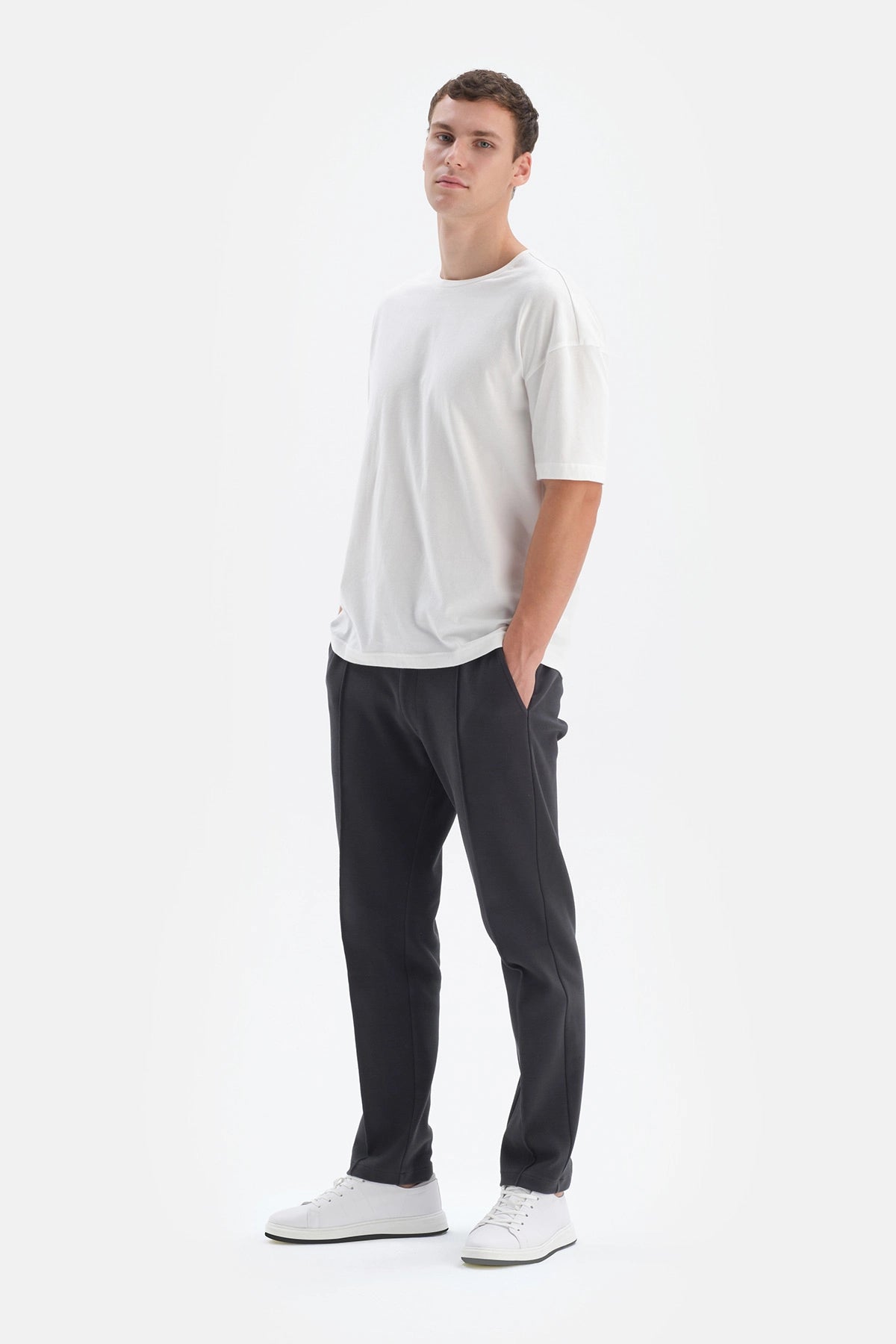 Kırık Beyaz Oversize T-Shirt