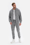 Gri Jakarlı Jogger Eşofman Altı