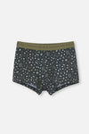 Haki Desenli Pamuklu Boxer