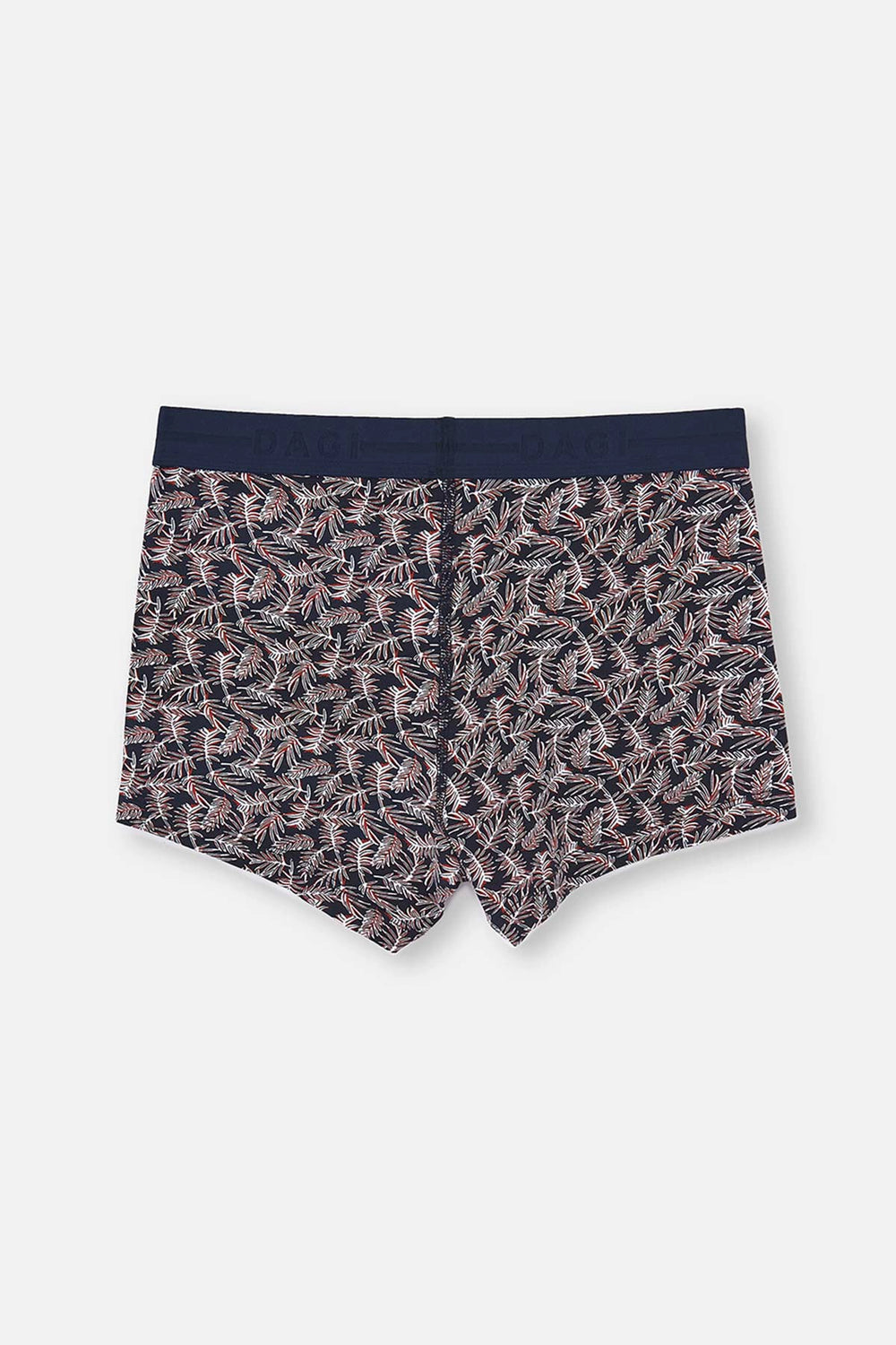 Lacivert Desenli Pamuklu Boxer