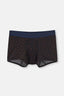 Lacivert Desenli Micro Modal Boxer