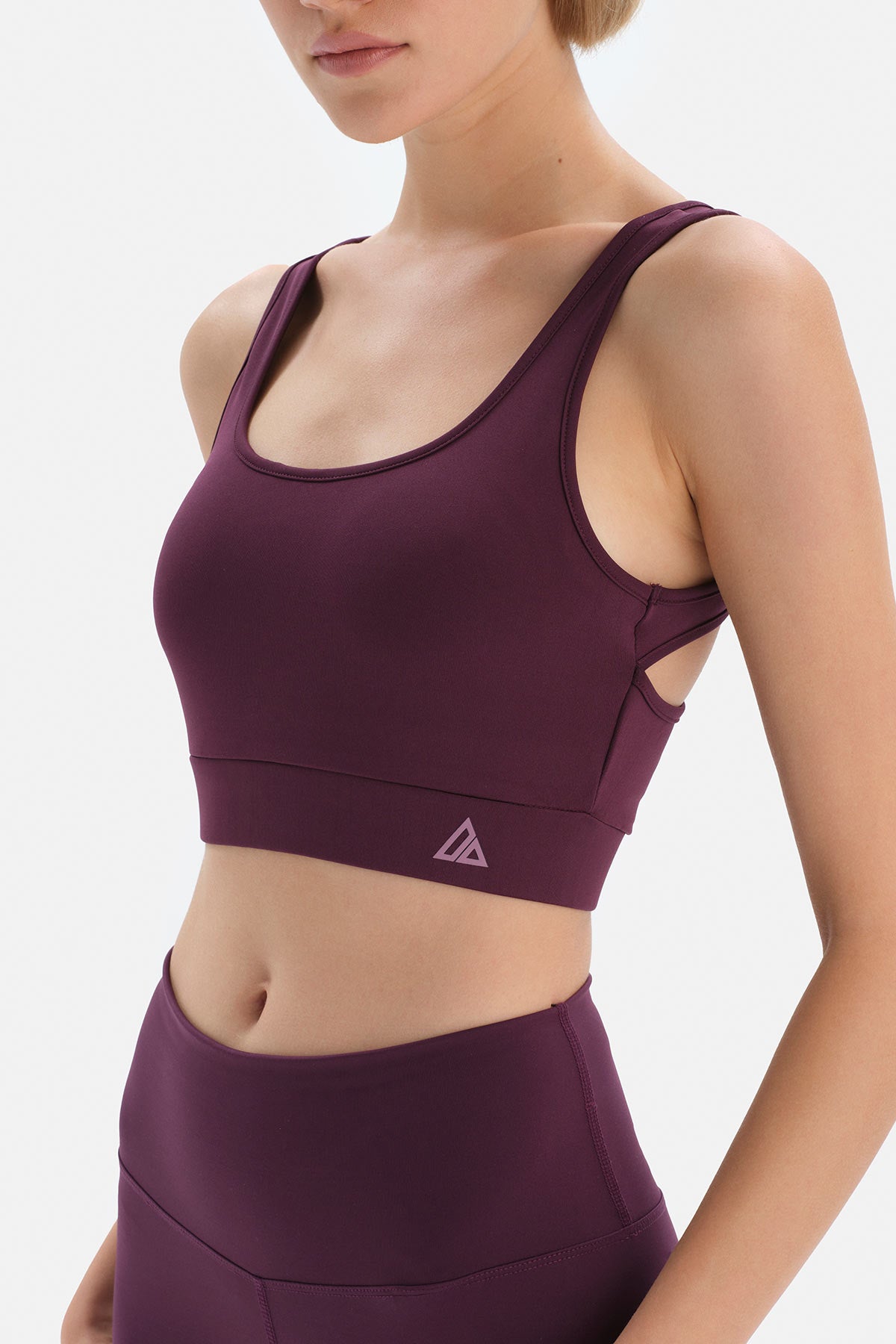 Bordo Dagi Active Sırt Detaylı Sporcu Sütyen