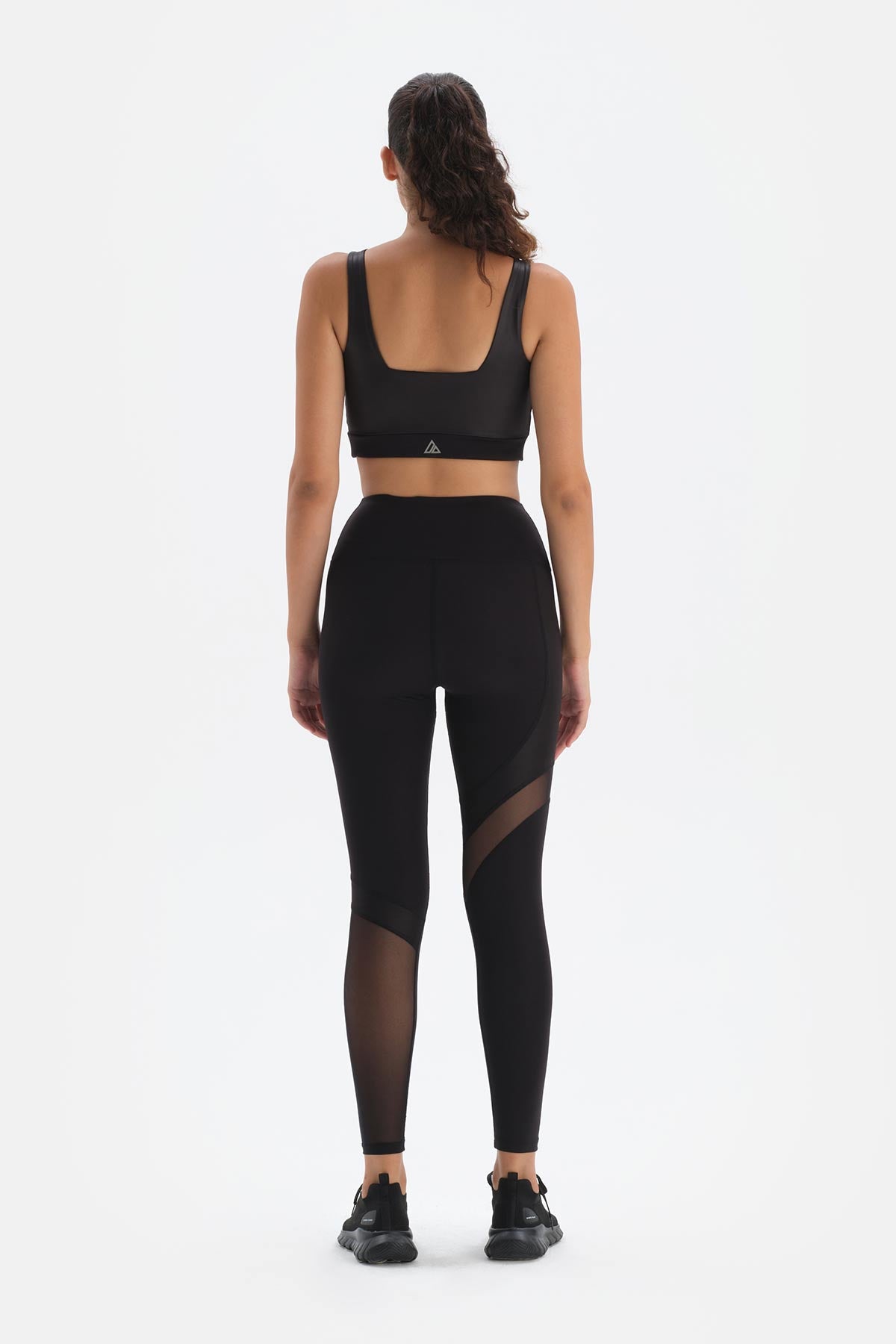 Siyah Dagi Active Parçalı Tayt