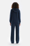 Indigo Uzun Kollu Kapüşonlu Sweatshirt
