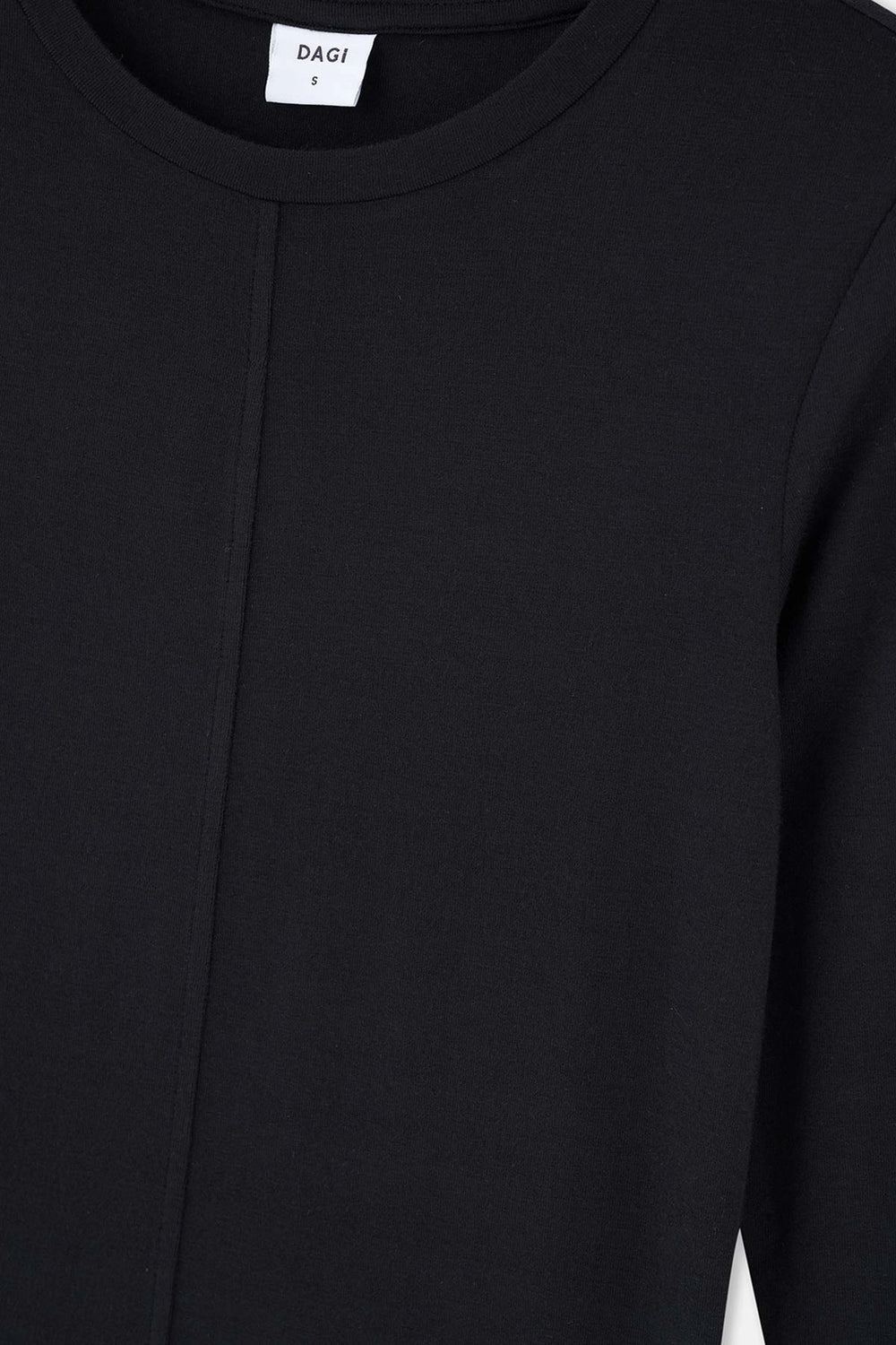 Siyah Uzun Kollu Basıc Tişört