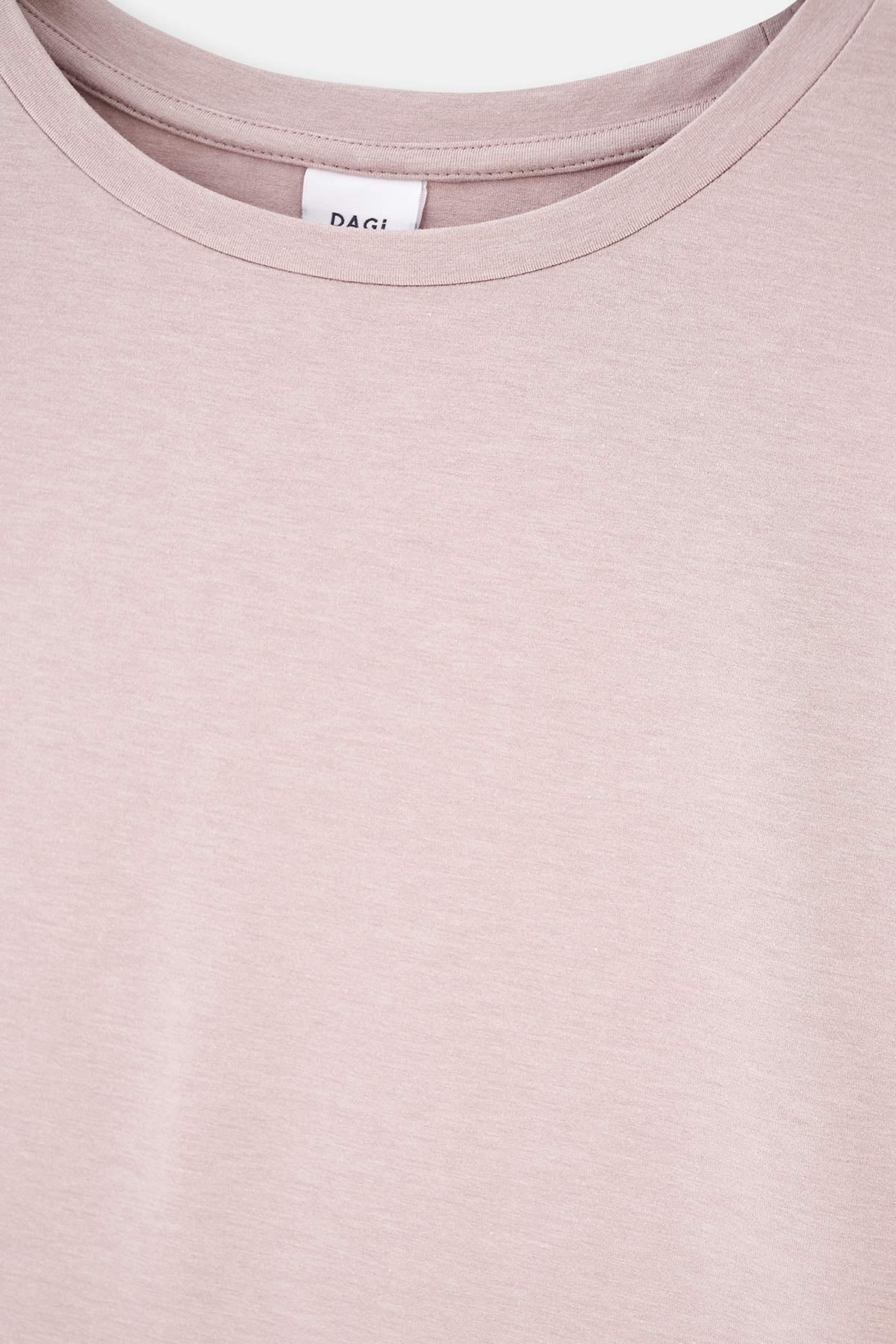 Açık Lila Basic Düşük Kollu Everfresh T-Shirt