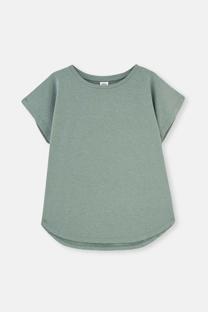 Yeşil Basic Düşük Kollu Everfresh T-Shirt