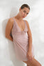 Soft Pembe Soft Dantel Detaylı Gecelik