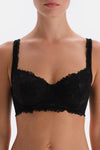 Siyah Dantelli Toparlayıcı Sütyen