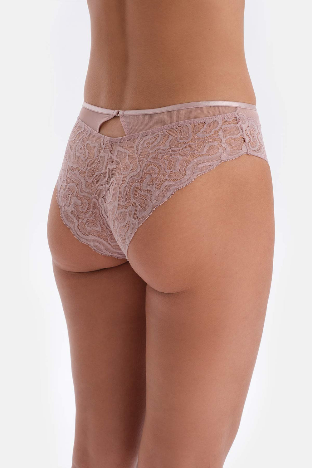 Soft Pembe Soft Dantel Detaylı Brief Külot