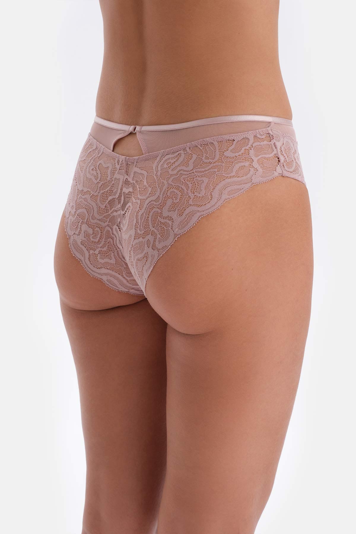 Soft Pembe Soft Dantel Detaylı Brief Külot