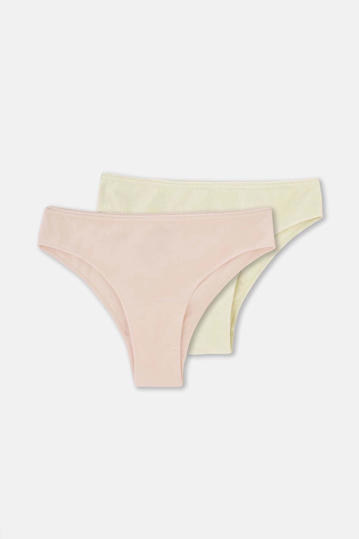 Karışık Karışık Kadın 2'Li Pamuklu Brazıllıan