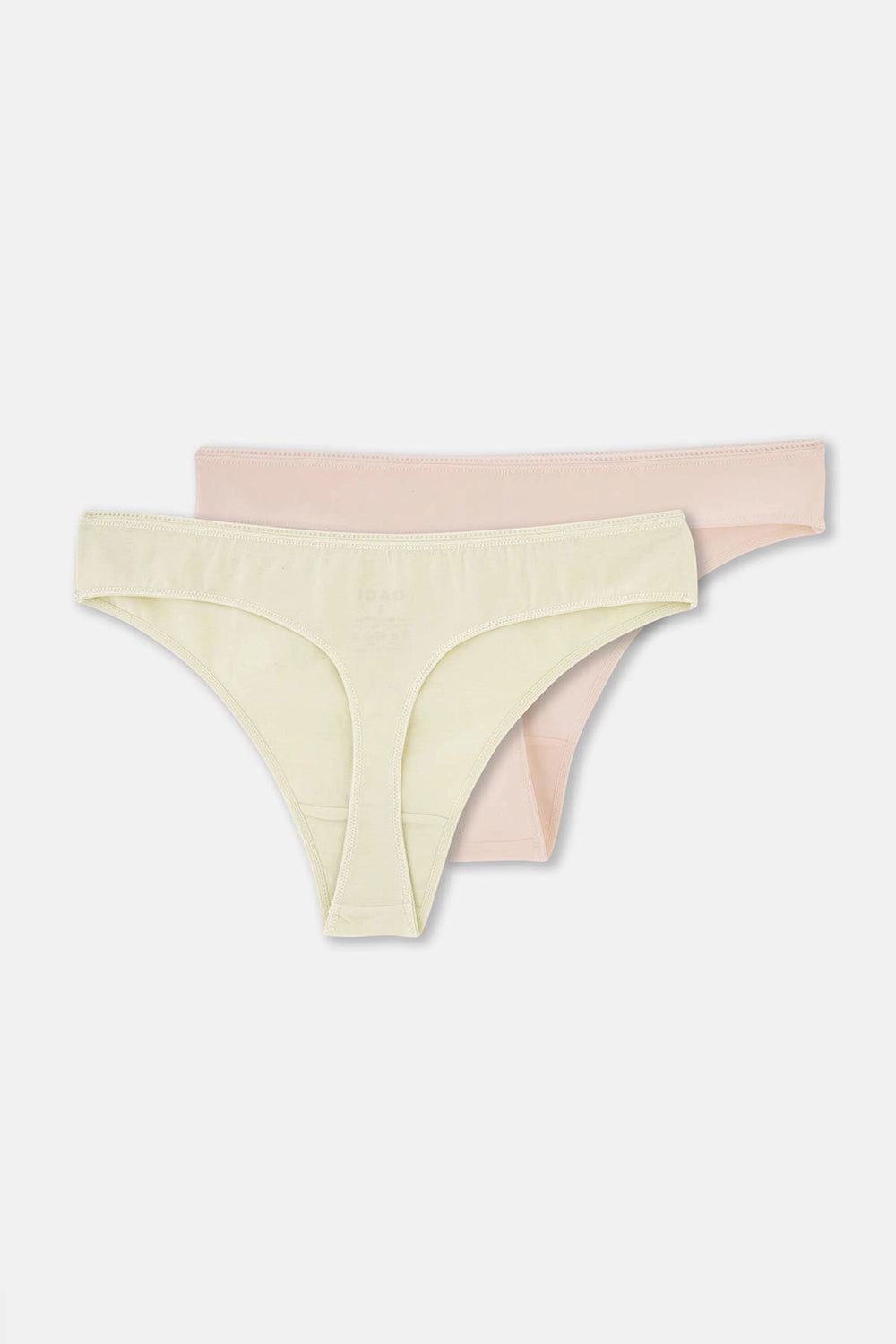 Karışık Karışık Kadın 2'Li Pamuklu Thong