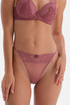 Gül Kurusu Tül Detaylı G-String