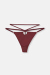 Bordo Dantelli Mikro Tanga Külot