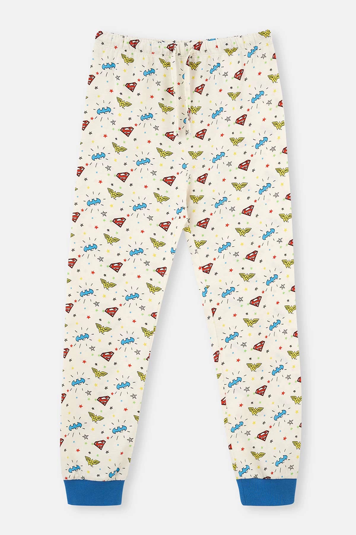 Ekru Erkek Çocuk Lisanslı Metraj Baskılı Pijama Takımı