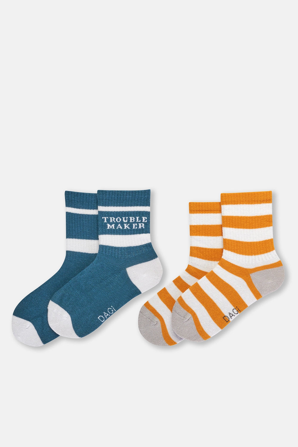 Petrol Erkek Çocuk Trouble Maker Çorap 2'Li