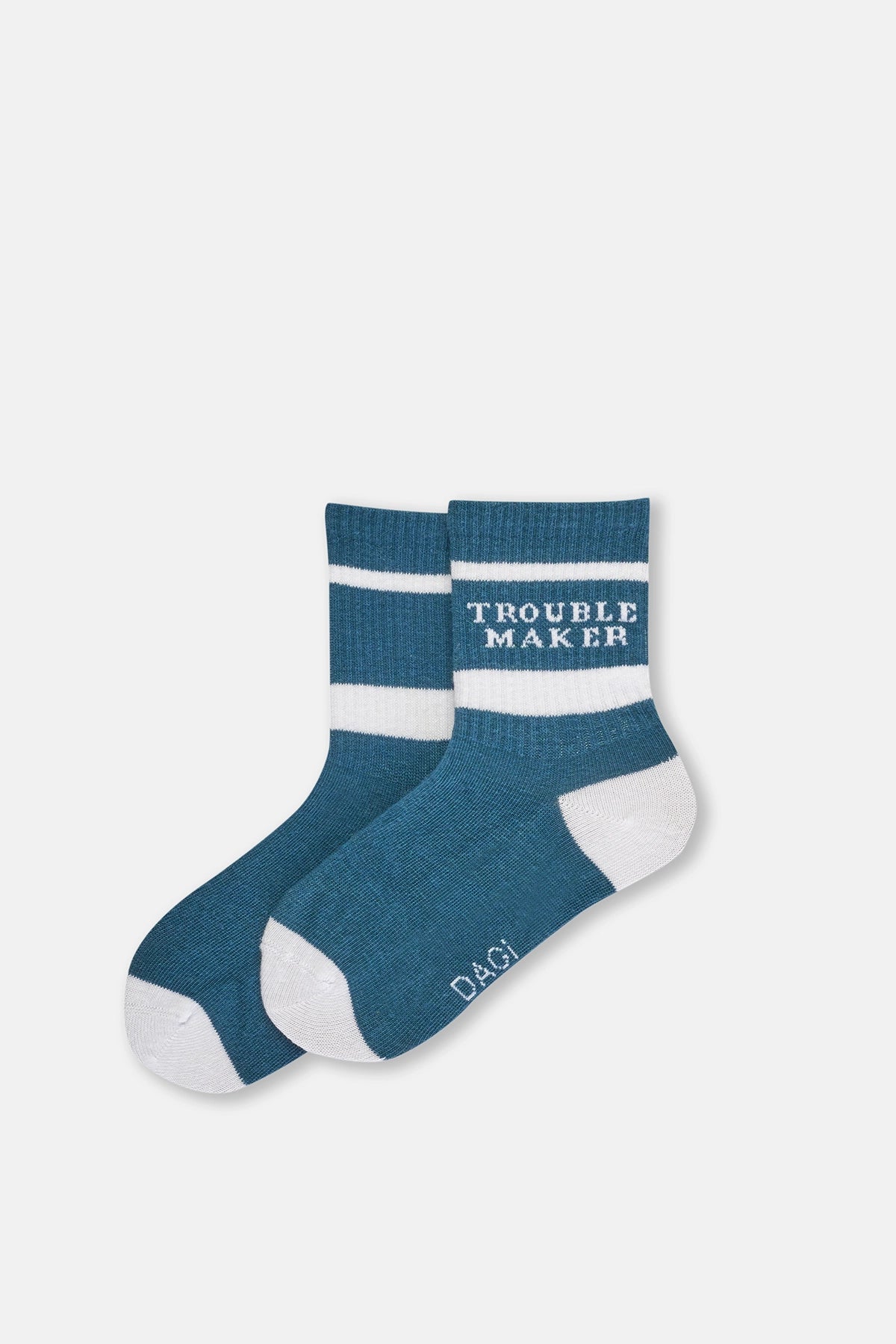 Petrol Erkek Çocuk Trouble Maker Çorap 2'Li