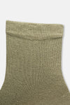 Haki Erkek Çocuk Modal Çorap 2'Li