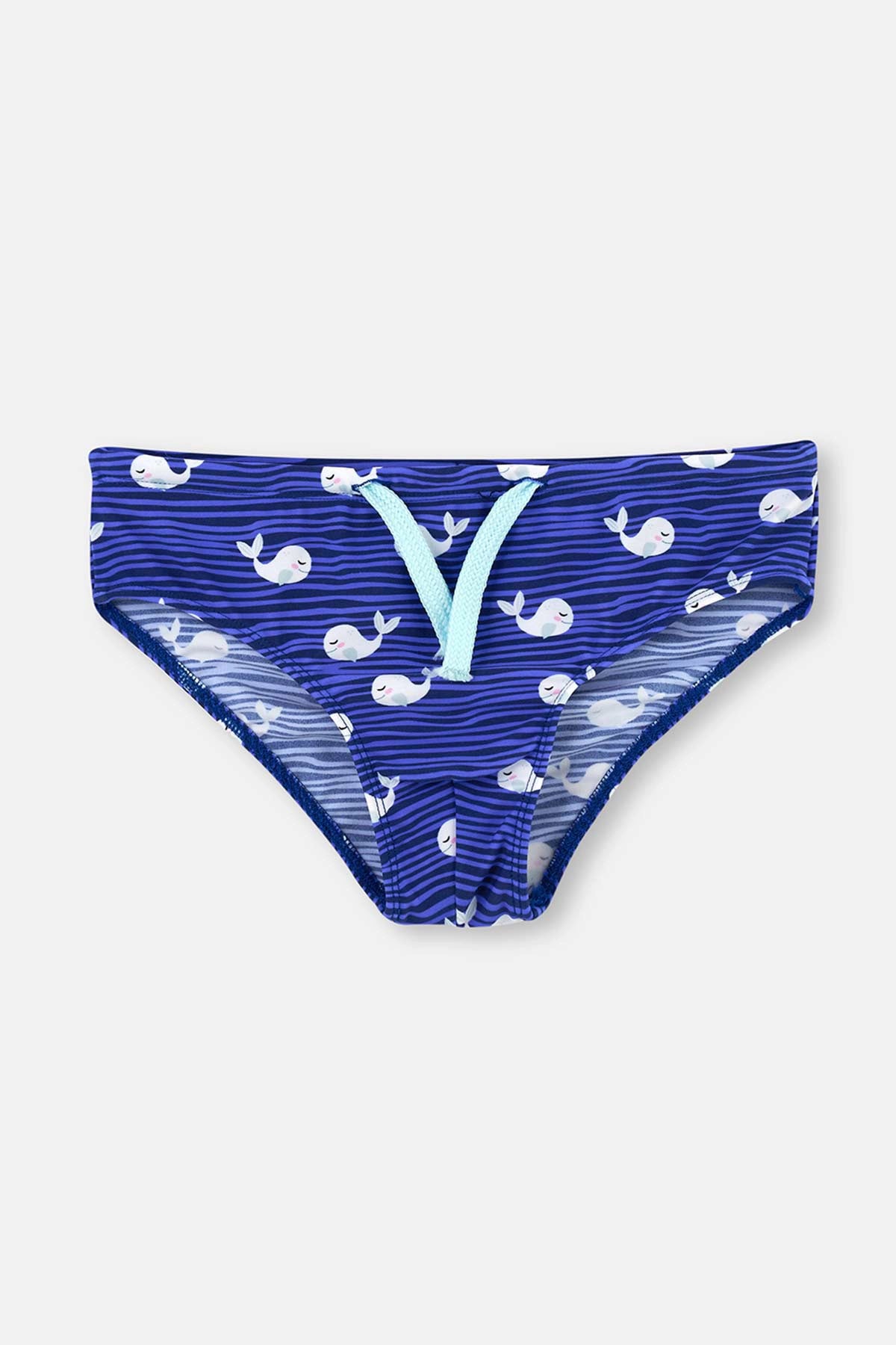 Sax Erkek ÇocukBalık Desenli Slip Mayo