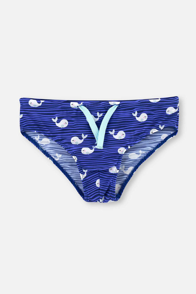 Sax Erkek ÇocukBalık Desenli Slip Mayo