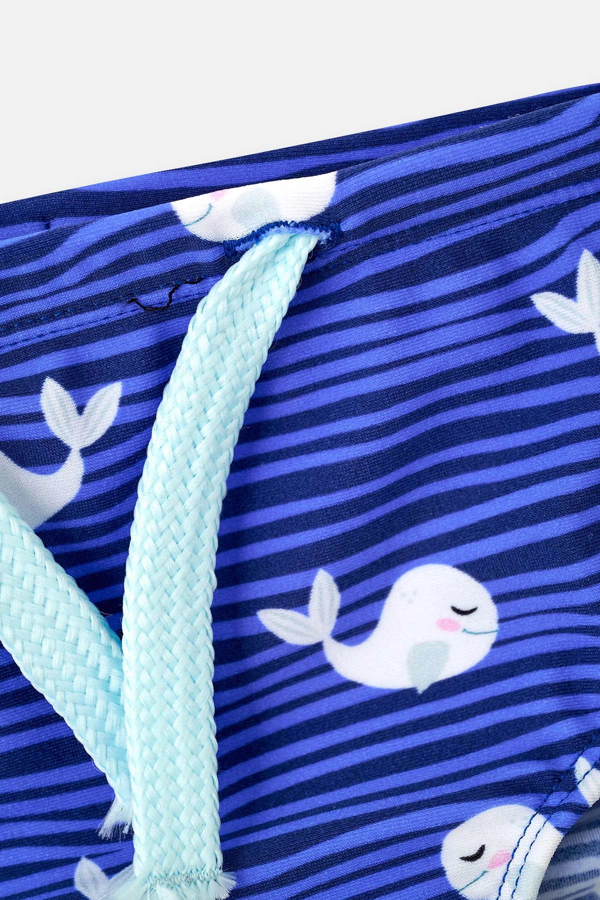 Sax Erkek ÇocukBalık Desenli Slip Mayo