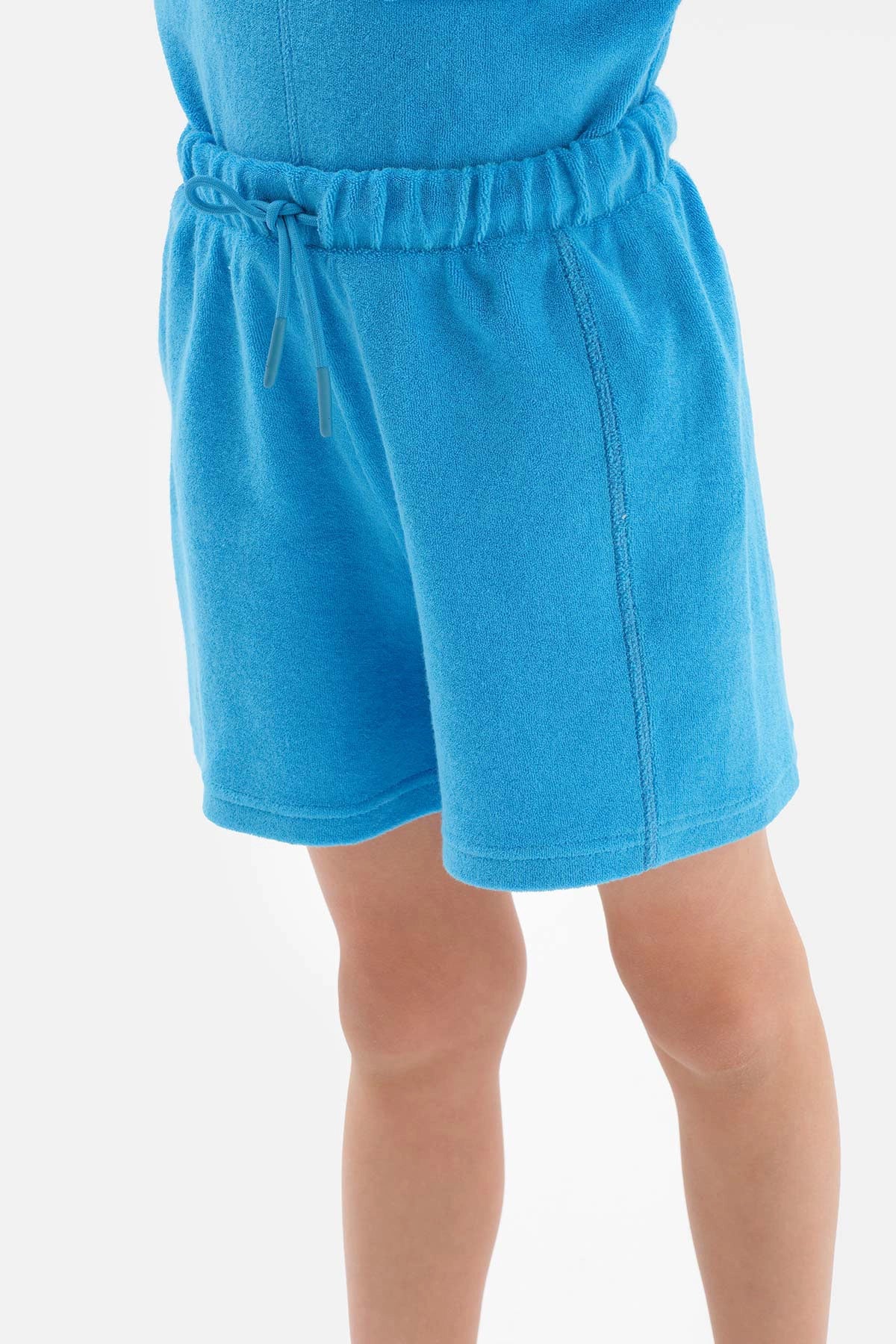 Mavi Erkek Çocuk Havlu Şort