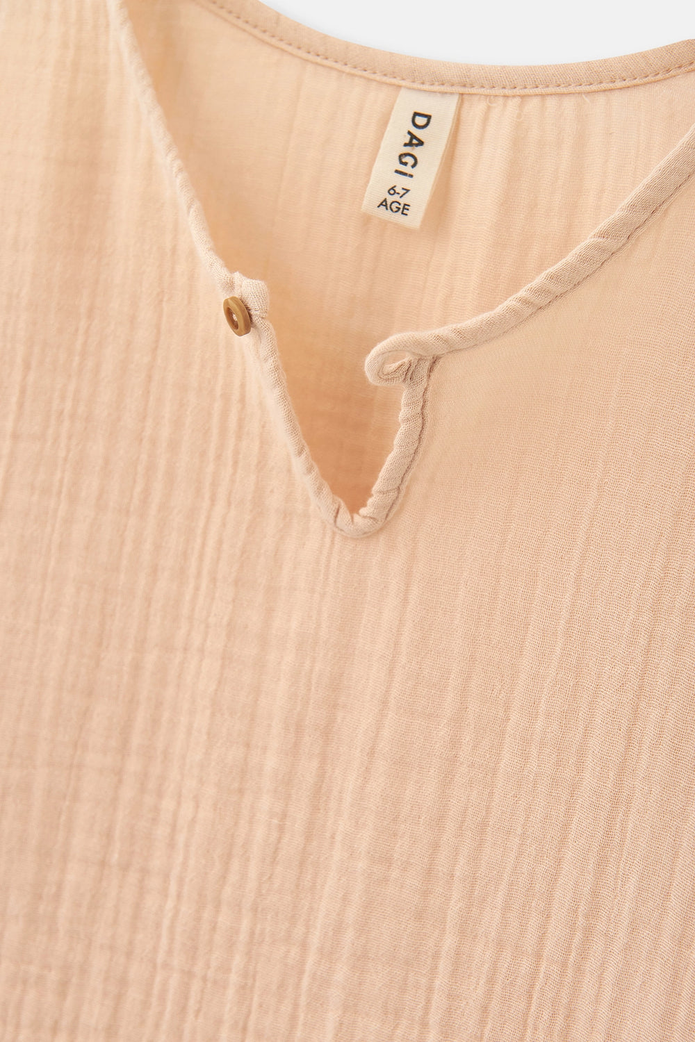 Bej Erkek Çocuk Müslin Tişört