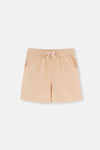 Bej Erkek Çocuk Müslin Şort