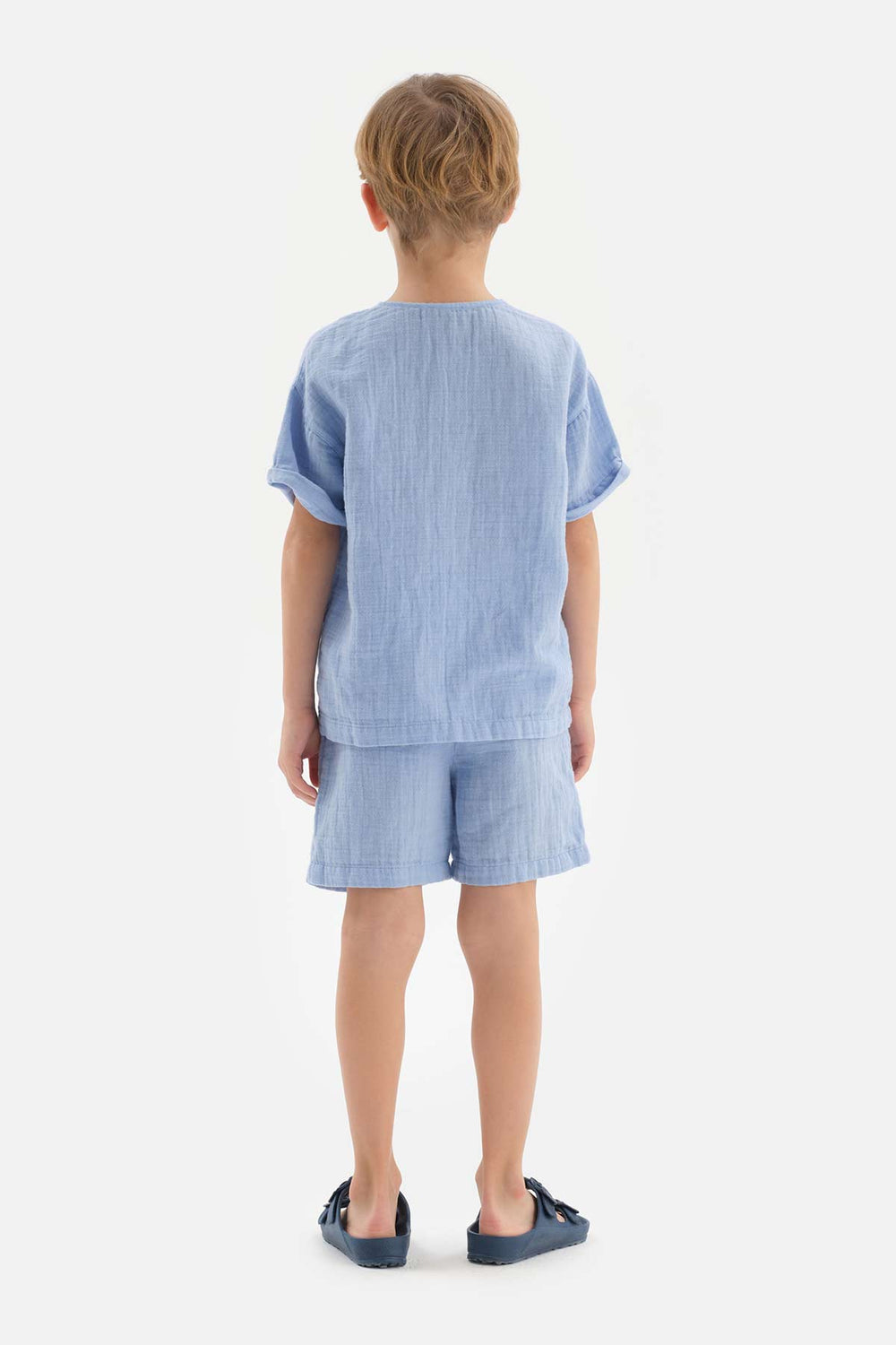 Mavi Erkek Çocuk Müslin Şort