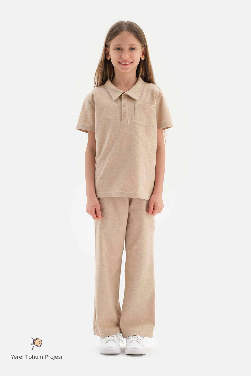 Bej Doğal Renkli Yerel Tohum Pamuk Pantolon