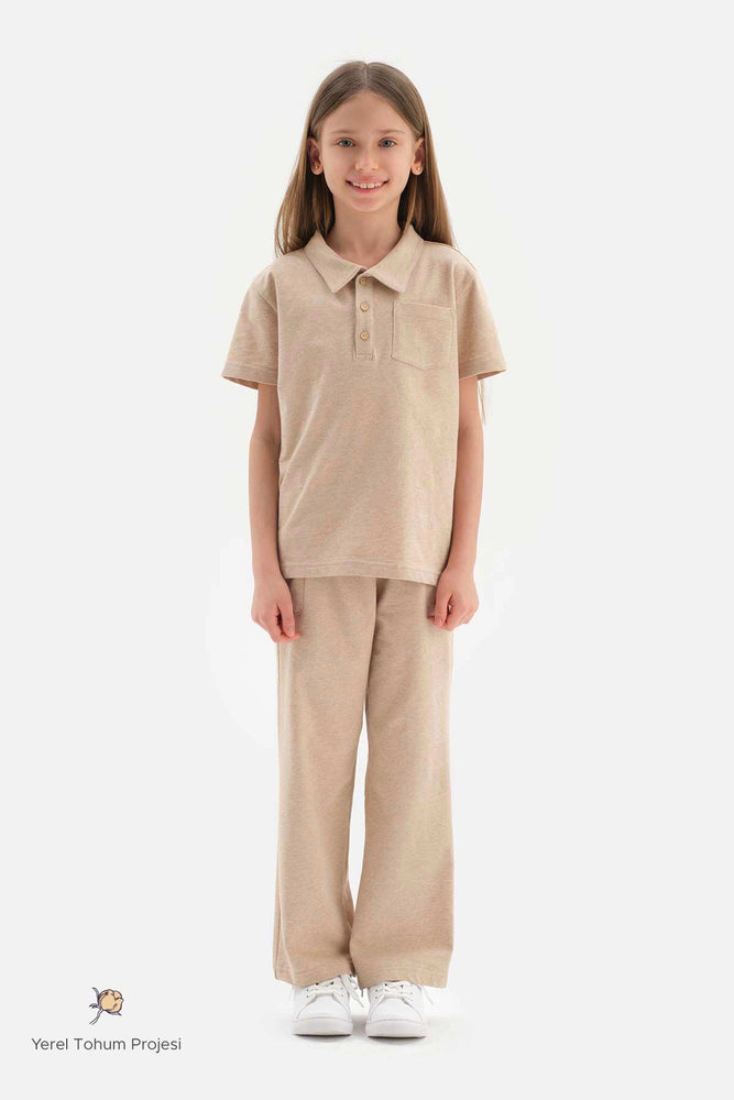 Bej Doğal Renkli Yerel Tohum Pamuk Pantolon