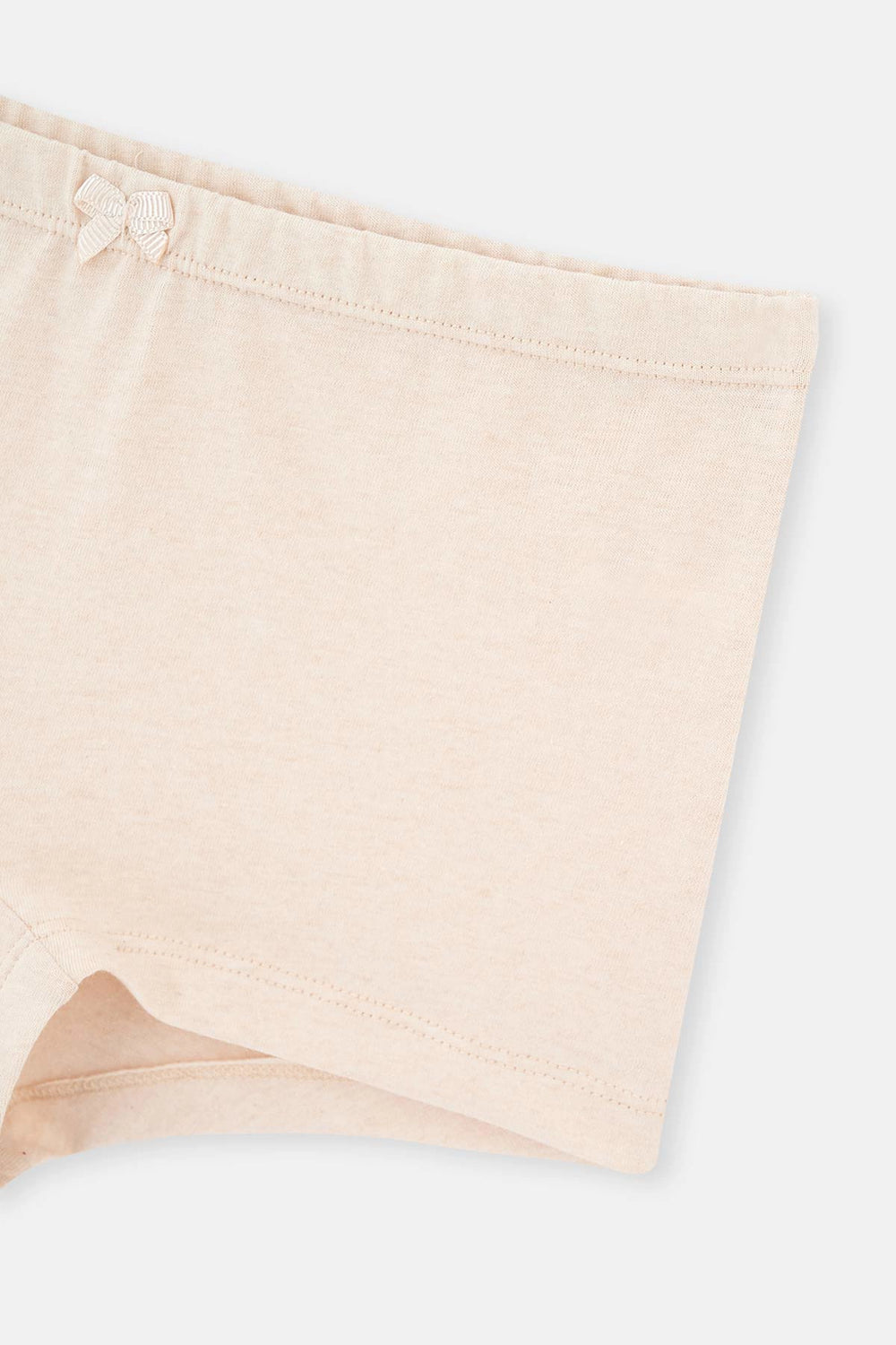 Bej Melanj - Kahve Melanj 2'Li Kız Çocuk Boxer