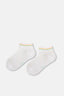 Beyaz Kız Çocuk Puantiyeli Çorap