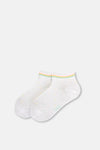 Beyaz Kız Çocuk Puantiyeli Çorap