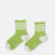 Yeşil Kız Çocuk Cutıe Jakarlı Çorap
