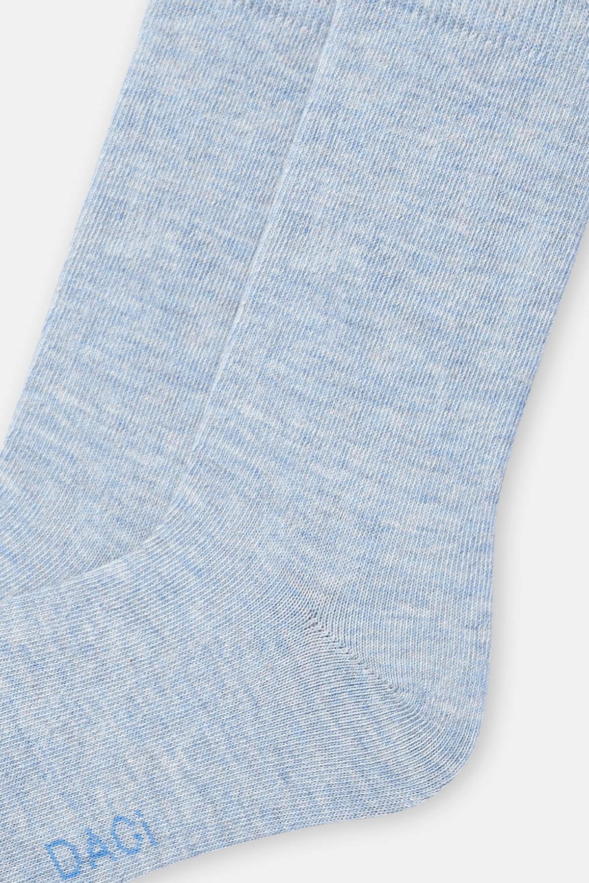 Mint Kız Çocuk Fırfır Lastikli Çorap 2'Li