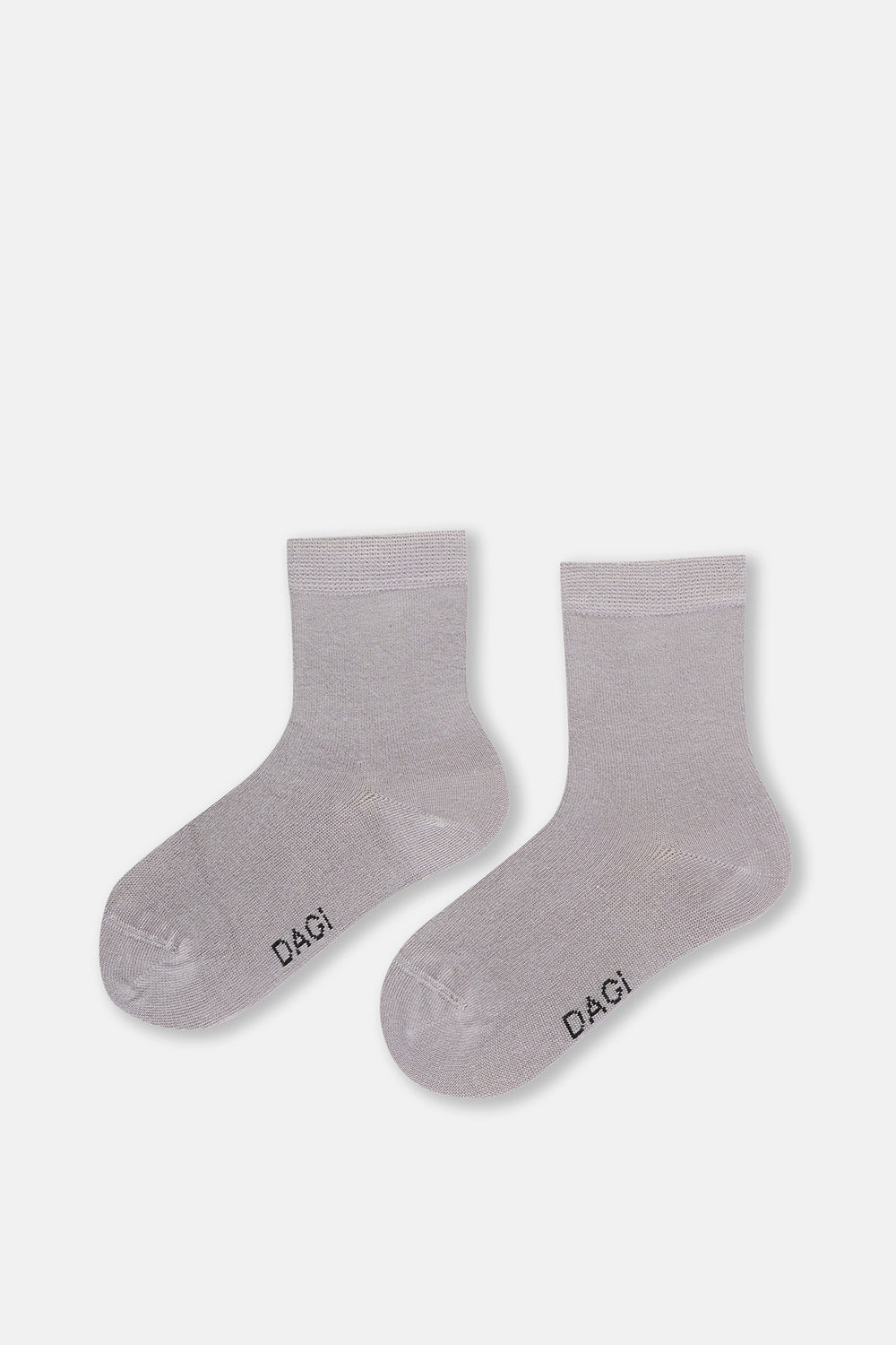 Gri Melanj Kız Çocuk Modal Çorap 2'Li