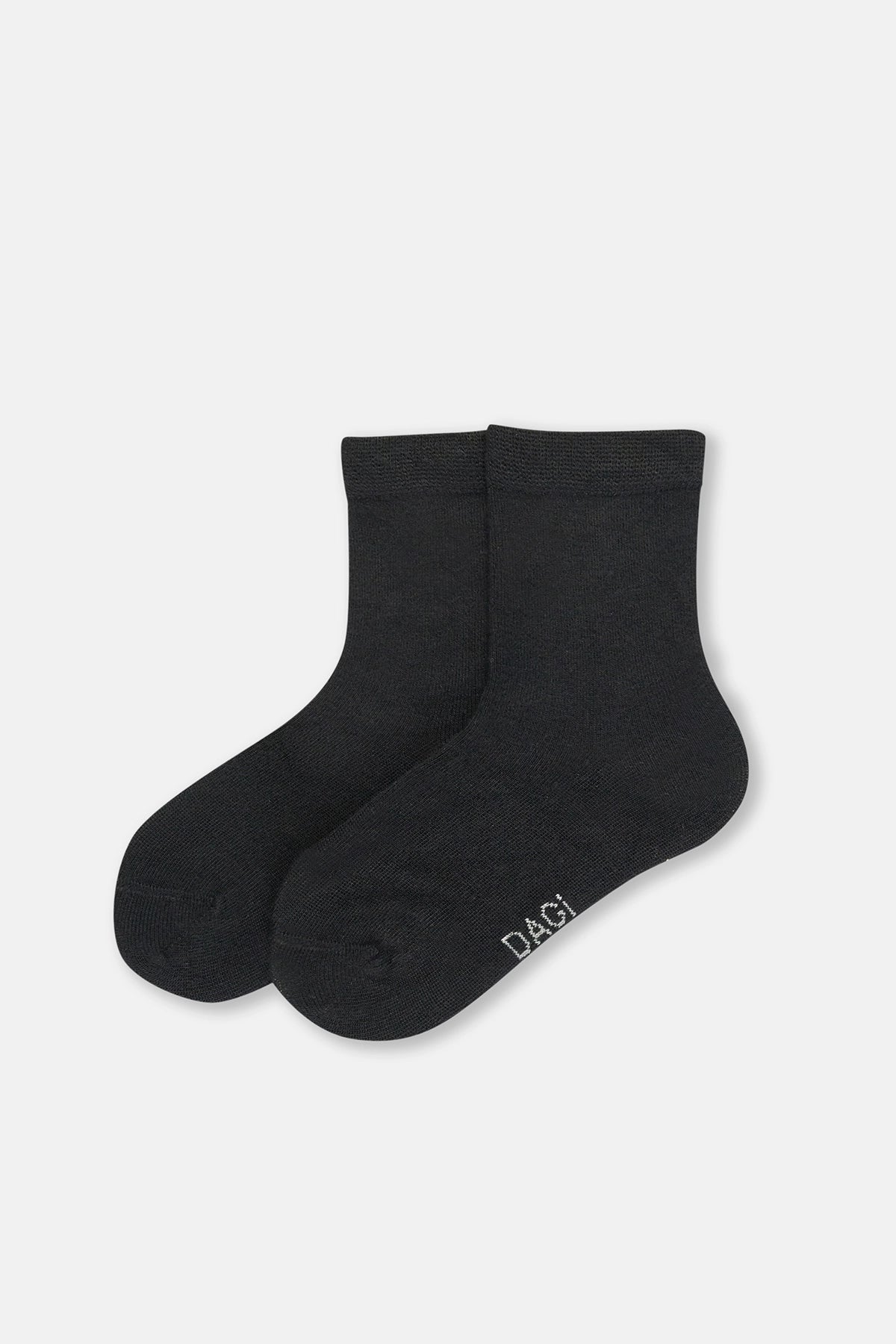 Gri Melanj Kız Çocuk Modal Çorap 2'Li
