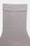 Gri Melanj Kız Çocuk Modal Çorap 2'Li